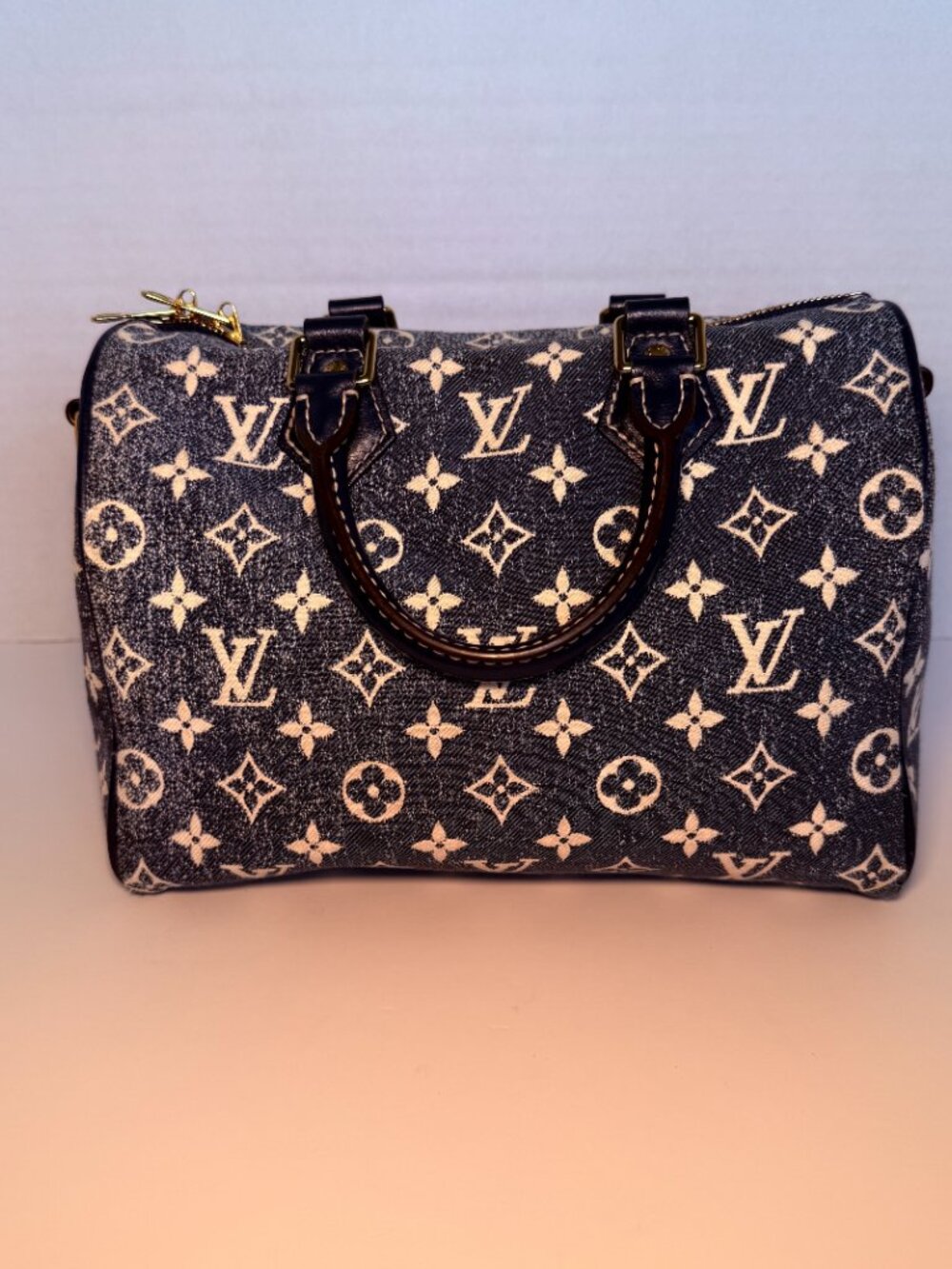 louis vuitton monogram jacquard denim speedy bandoulière 25